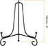 uxcell Plate Stand for Display, 6 Inch 6Pcs Iron Decorative Plate Holder Metal Easel Folding Display Stand for Photo Picture Frame, Black...
