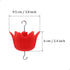 Ant Moat for Hummingbird Feeders, Hummingbird and Oriole Hanging Feeder Ant Guard,Large Capacity Bird Feeder Accessory Hooks, 4 OZ,Red,2 Pack...