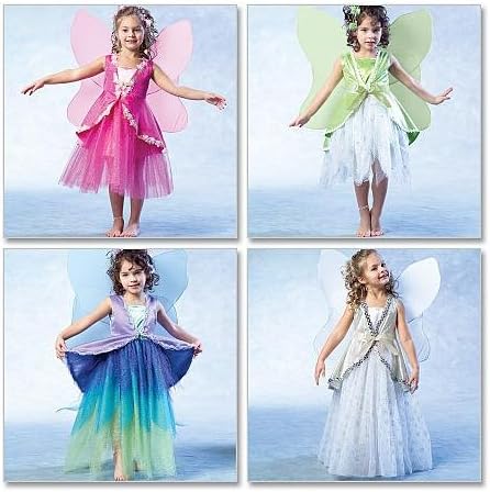 McCall's M4887 Girl's Fairy Halloween Costume Sewing Pattern, Sizes 6-8...