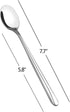 12 Pieces Long Handle Spoon, Stainless Steel Ice Tea Spoon Milkshake Spoon...