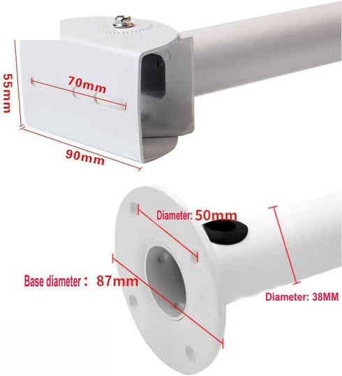 Surveillance Security Camera Mount Bracket, Adjustable Universal Camera Wall Bracket for CCTV Security Cameras/IP Cameras/Dome Camera with T Shape...