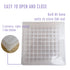 81 Pieces 2ml Small Graduated Cryovials with Storage Box, Seed Small Screw Stone Collection Holder, Plastic Screw Top Vials with Silicone O-Rings,...