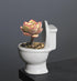 Toilet Shaped Planter Small Succulent Pot Small Succulent Pots with Drainage, Indoor Plant Container Planter with Drainage Hole Home Office Desk G...