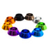 20pcs M6 Cone Cup Washers Anodized Aluminum Alloy Screw Gasket Countersunk Washers (Black)...