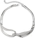 Women's Abstract Metal Buckle Necklace Punk Goth Irregular Twisted Chunky Necklace...