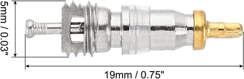PATIKIL Air Conditioning Valve Core with Seal, 30 Pack Refrigeration Service Valve Stem Cores for HVAC AC System Accessories...