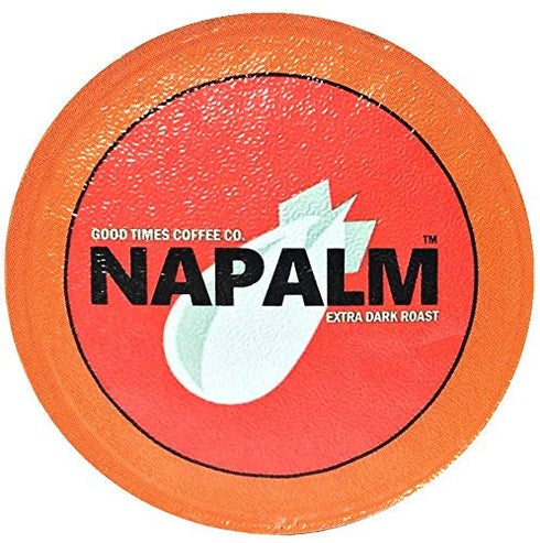 Napalm Coffee Extra Dark Roast, 100 Percent Arabica, Single Serve Cups for Keurig K-Cup Pod Brewers, 12 Count (Pack of 2)...