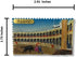 A-ONE Spanish Bullfighting Arena Spain 3D Decorative Whiteboard Magnet 1PC+Cute Matador Souvenir Military Patch 1PC, Polyresin Whiteboard Magnet, ...