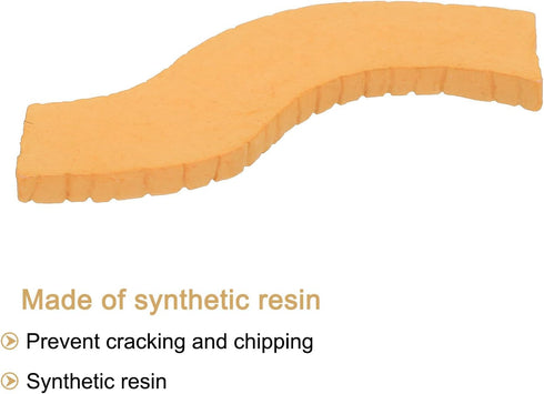 MECCANIXITY Miniature Path Artificial Garden Sculptures Statues Micro Bonsai Dollhouse for Fish Tank Landscape Decoration Garden Decoration Yellow...