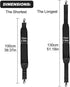 barudan golf Bag Strap Replacement Universal Single Shoulder Strap fits for All Brand Golf Bags (Black)...