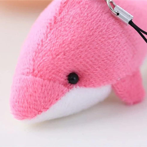 Plush Dolphin Pendant 5pcs Mini Plush Animals Dolphin Keychain, Dolphin Stuffed Animal Plush, Stuffed Dolphin Doll Keychain Purse Accessories (Ran...