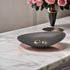 Black Key Ring Dish Jewelry Tray Key Tray Organizer,Dresser Decor entryway Key Dish Decorative Trinket Dish Housewarming Gift 7inch (Oval)...