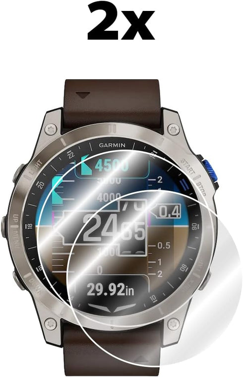 IPG for Garmin D2™ Mach 1 Screen Protector (2 Units) Invisible Ultra HD Clear Film Anti Scratch Guard-Smooth/Self-Healing/Bubble -Free for Mach 1...