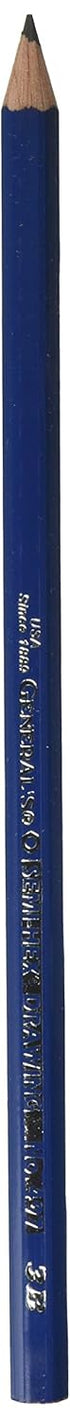 General's 497-3B Hexagonal Non-Toxic Drawing Pencil, 3B Thin Tip, Blue (Pack of 12)...