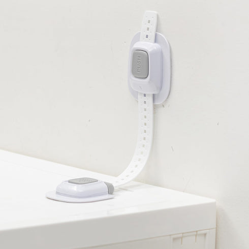 YEYA Upgraded No Drill Anti tip Furniture Wall Anchors Straps for Baby proofing (4 Pack)...