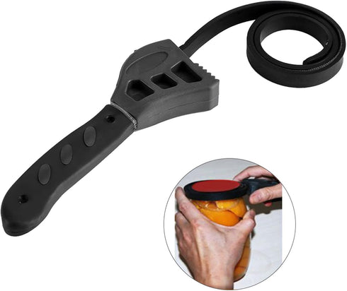 Oil Filter Spanner, Circuit Board Repair Hand Tools Jar Lids Tighten Loosen Adjustable Plumbing Tool Universal Strap Rubber Wrenches Multifunction...