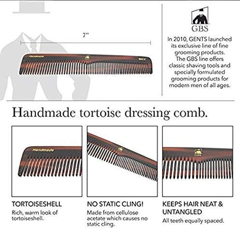 G.B.S Stylish Hair Care Kit- Soothfast Hair Control Wax, DCT Handmade Dressing Comb, PCT Handmade Tortoise Pocket Comb Cellulose Acetate Unbreakab...