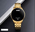 Touch Screen Digital LED Watch Green Highlight Backlight Stainless Steel WatchBand Waterproof Casual Sport Mens Womens Boys Watch...