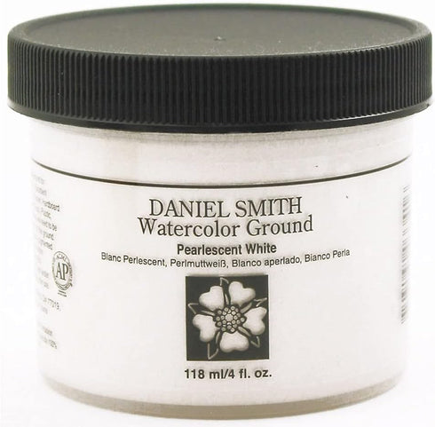Daniel Smith Watercolor Ground, 4oz Jar, Pearlescent White, 284055013...