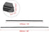 X AUTOHAUX 4pcs 475mm 650mm 19" 26" 8x10mm 3 Section Car Windshield Wiper Blade Refill...