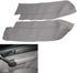 DSkoiph Front Door Panels Armrest Cover Leather Left & Right for Honda Cr-V CRV 2007-2012 (Gray)...