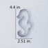 LILIAO Seahorse Cookie Cutter - 2.5 x 4.4 inches - Stainless Steel...