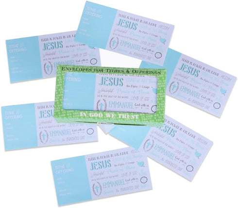 Cash Envelopes For Tithes And Offering Church Supplies Pack of 100 - Tithe Offering Envelopes for Church Fits Cash & Coins Envelopes Checks Swanso...