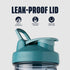 BlenderBottle Shaker Bottle Pro Series Perfect for Protein Shakes and Pre Workout, 28-Ounce, Cerulean Blue...
