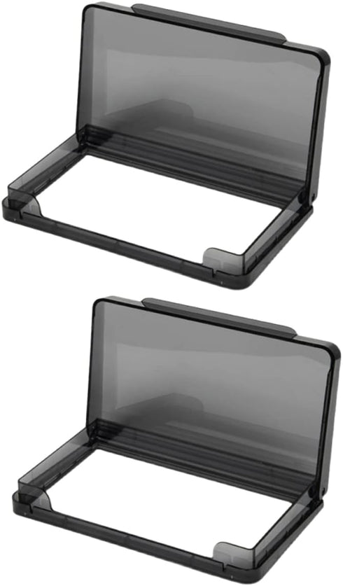 2pcs Cover Electrical Outlet Jackbox Outlet Covers Face Plate Panel Box Socket Cover Proof Outlet Cap Sticky Outlet Cover Box Abs...