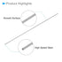 Round Steel Rod, 0.5mm Diameter 60mm Length, High Speed Steel Bar Stock Craft DIY Tool - (Applications: for Drill Lathes Boring Machine), 5-Pieces...