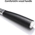 3.5 Inch Bar Paring Knife with Large Black Handle, Small Kitchen Knife for Fruit Vegetables, Professional Sharp Pairing Knives/High Carbon Stainle...