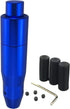 Lunsom Automatic Shift Knob Metal Car Shifting with Push Button Aluminum Alloy Shifter Lever Handle Long Stick Gear Head Fit Most Auto Transmissio...