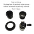 HAHIYO E26 Lamp Socket Screw in Mount Light Socket Bulb Holder Fixture Easy Wire Tighten Down Not Loose Twist PBT+ Plastic Maximum for Decor Table...