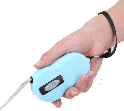 Retractable Dog Pet Leash - Heavy Duty Pet Rope Nylon Reflective Tape(Light blue)...