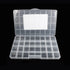 32 Grids Clear Plastic Organizer Box, Craft Storage Container for Beads Organizer, Art DIY, Crafts Jewelry Storage, Fishing Tackles, Rock Collecti...