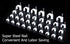 Round Cable Wire Clips, RG6/RG59/CAT5/CAT6/RJ45 Electrical Ethernet Dish TV Speaker Wire Cord Tie Holder, Single Coaxial Nail Clamps (6mm + 8mm + ...