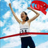 Athletics Sprint Belt,Double Face Satin Ribbon,18m Red Ribbon Nylon Sprint Race Finish Line, Rushing SprintingRope for School Sports Meeting, Wedd...