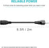 6FT 3 Prong Universal Power Cord Computer Monitor Cable C13 Plug for Dynex TV, ION Block Rocker Speaker, Superfit, BowFlex, Sole F63 F80 Treadmill...
