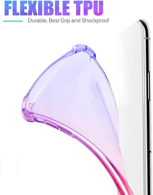 Case for Samsung Note 8, Galaxy Note 8 Cute Case Girls Women, Gradient Slim Anti Scratch Soft Clear TPU Phone Case Cover Shockproof Case for Samsu...