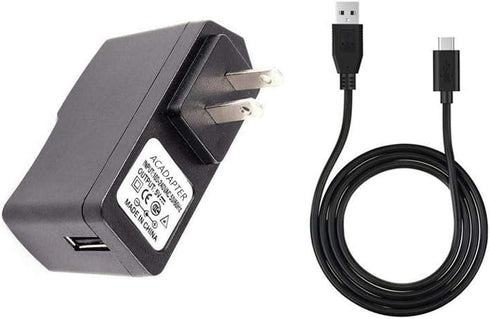 USB-C Charger for VTech RM5754/HD/2HD RM5764/HD/2HD RM5864/HD/2HD RM7754/HD/2HD RM7764/HD/2HD Baby Monitor Handheld Parent Unit Screen Power Cord ...