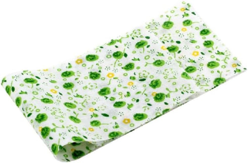 7Pcs Top Green Cotton Craft Fabric Bundle Squares Patchwork DIY Sewing Scrapbooking Quilting Floral Dot Pattern Craft and Hobby Fabric 10" x 10" (...