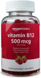 Amazon Basics Vitamin B12 500 mcg Gummies - Normal Energy Production and Metabolism, Immune System Support, Raspberry, 100 Count (2 per Serving) (...