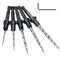 5pcs Wood Tapered Countersink Drill Bit Set Hex Shank Screw Drill Counter Sink Bit 7/64", 9/64",11/64", 3/16", 7/32" Adjustable Drilling Tool Kit ...