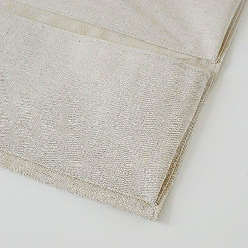 Co-link Linen/Cotton Fabric Wall Door Cloth Hanging Storage Pockets Books Organizational Back to School Office Bedroom kitchen rectangle Home Orga...