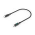 SOOPII 100W 1ft USB C to USB C Cable Fast Charge, Nylon Braided Cable with LED Display for lPhone 15/15 Pro/15 Plus/15 Pro Max,lPad Air,MacBook Pr...