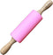 Mini Silicone Rolling Pin for Kids Baking – | Ideal for Toddlers, Playdough, Clay, Cookies & Pastry - 9" Small Size (Pink)...