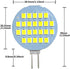 GRV G4 24-2835 SMD LED Bulb Lamp Super Bright Cool White RV Camper Cabinet Dome Light AC/DC12V-24V Pack of 10 (3.0Generation)...