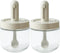 Glass Spice Jars with Spoon - 10oz Empty Spice Bottles Containers, Condiment Pot with Retractable Spoon for Kitchen to Storage Salt,Paprika,Sugar ...
