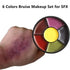 Go Ho 6 Colors Bruise Makeup Set for SFX,Bruises Wheel for Body Oil Paint Theatrical Halloween Fevstival,Face Paint Makeup Materials for Special E...