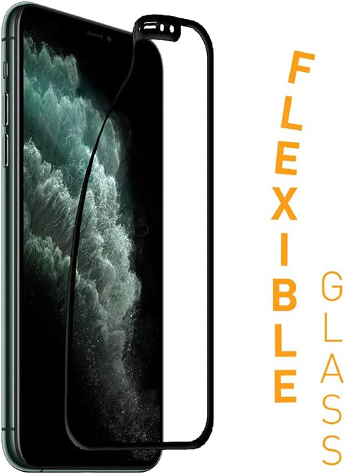 ARMOR Flexible Glass 2.5D Full Coverage Screen Protector for iPhone 11Pro / XS/X, 9H with HD......